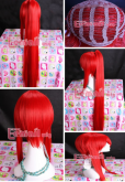 Peruca vermelha ponytail