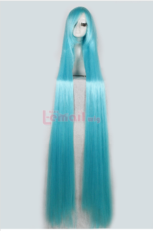 Peruca azul Clara 150cm