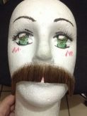 Bigode Marrom postiça