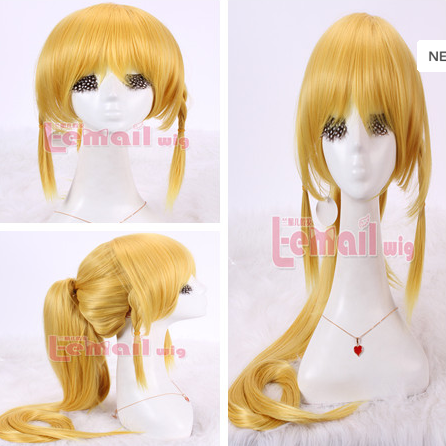 Peruca loira ponytsil - Leafa SAO