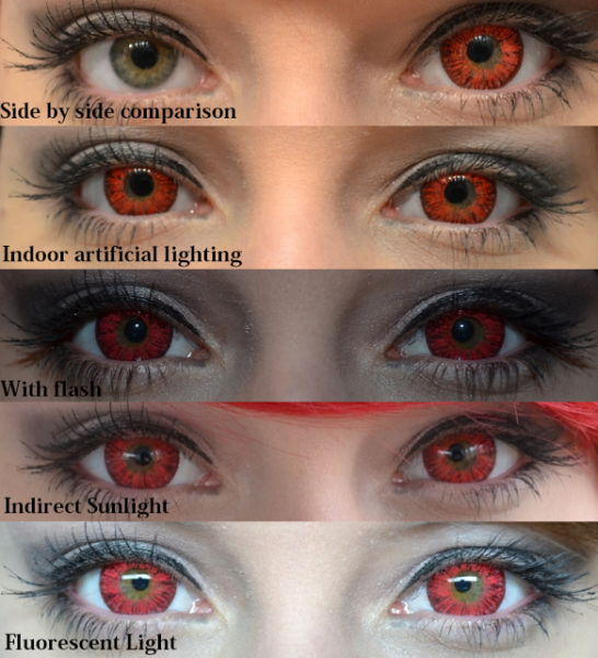 Lente Super Pinky Bright Red