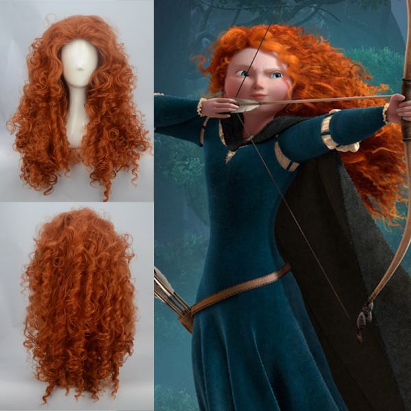 Peruca cacheada longa - Merida