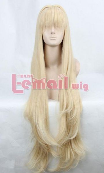 Peruca longa loira - Seeu -Vocaloid