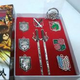 Set de Pingentes - shingeki no kyojin