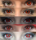 Lente Super Pinky Bright Red