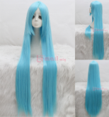 Peruca azul Clara 100cm